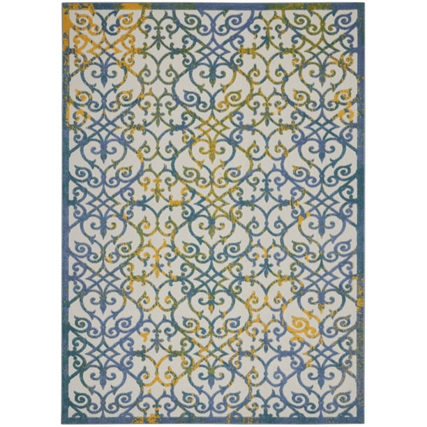 8-Feet by 11-Feet Nourison Julian Light Gold Rectangle Area Rug 8' x 11' 8-Feet by 11-Feet Nourison Julian Light Gold Rectangle Area Rug 8' x 11'